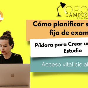 Cómo planificar sin fecha fija de examen